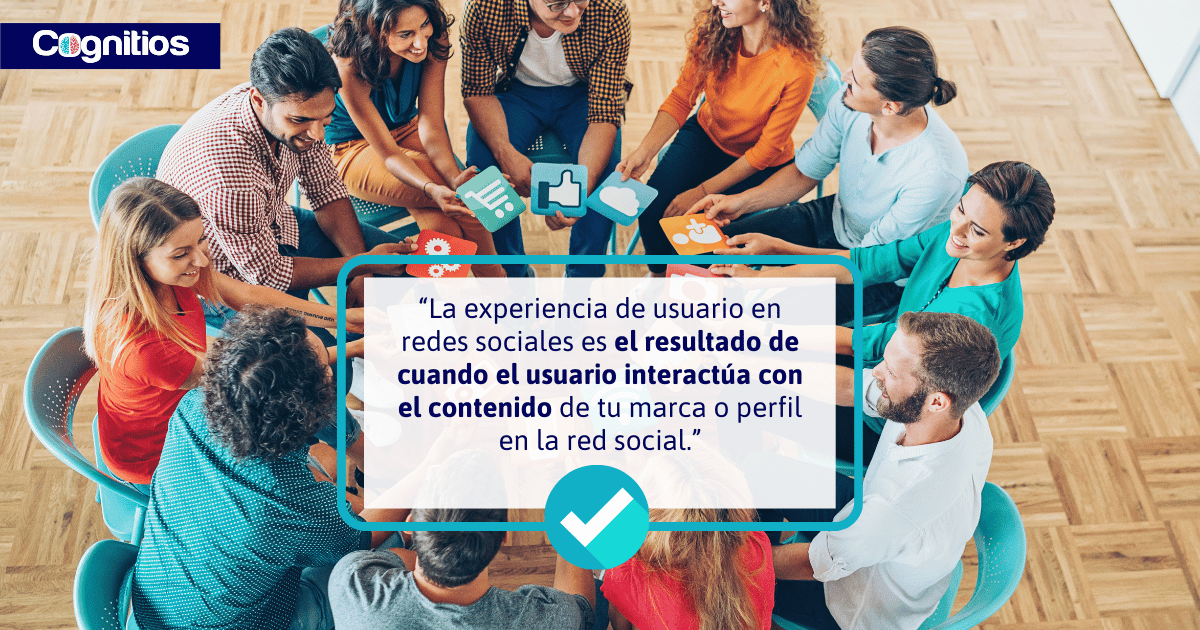 experiencia de usuario en redes sociales