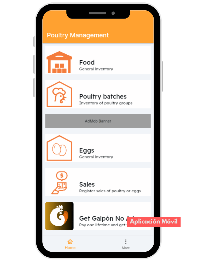 Aplicación para gestión de galpones sin Internet – Galpón App