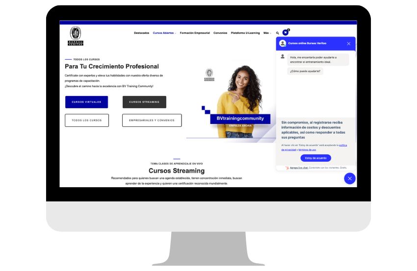 Portafolio de diseño de e-commerce orientado a vender cursos | Cognitios