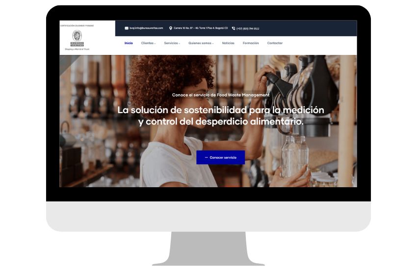 Portafolio de diseño de sitio web corporativo B2B | Cognitios