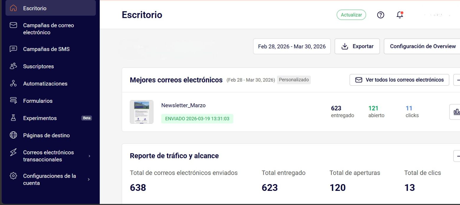 email-marketing-plataforma Ejemplo plataforma de email marketing