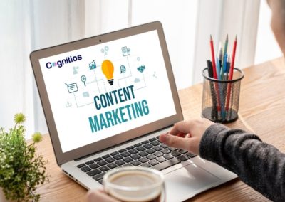 Plan de marketing de contenido, diseño gráfico y optimización de redes sociales para empresas.